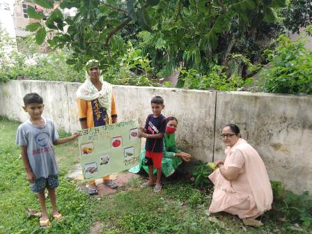Nutrition Month is being celebrated from 1st to 30th September in Block Nurpur Bedi