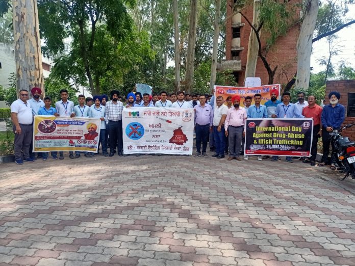 Awareness rally against international drug and illegal trafficking